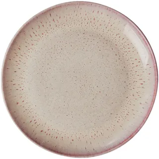 Butlers Teller Tavira 27 cm , Rosa , Keramik , 27x2.7x27 cm , Geschirr, Teller, Speiseteller