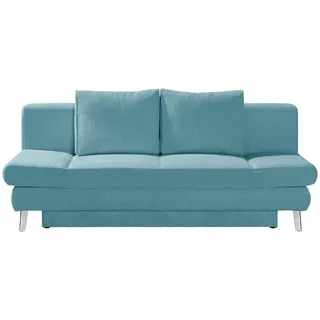 Xora Schlafsofa , Türkis , Textil , Uni , 200x85x90 cm , Stoffauswahl, Rücken echt , Wohnzimmer, Sofas & Couches, Schlafsofas, Sonstige Schlafsofas