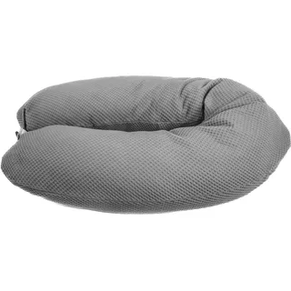 Kreativkopf Bezug Stillkissen & Seitenschläferkissen Grau Waffel 1 St