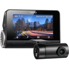 Bild von A810-2 GPS-Empfänger, Akku, Eingebaute Anzeige, Nachtsicht, Bluetooth, Eingebautes Display, UHD 4K), Dashcam, Schwarz