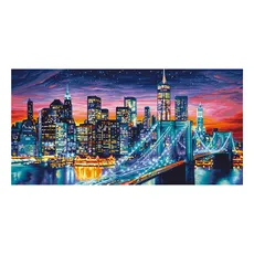 Bild Arts & Crafts Malen nach Zahlen Manhattan bei Nacht 2 (609220862)