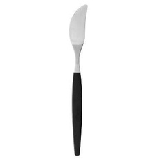 Gense Table knife Focus de Luxe 20 cm Black/Matte steel