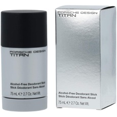 Porsche Design Titan homme/men, Deodorantstick ohne Alkohol 75 ml, 1er Pack (1 x 0.156 kg)