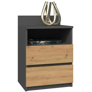 Top e shop Nachtschrank M1 40 x 32 x 59 cm Braun