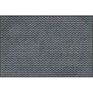 Wash+Dry Fußmatte, Duo Denim 60x90 cm, innen und außen, waschbar