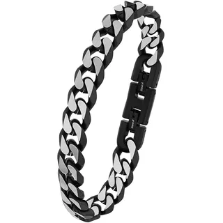 s.Oliver Armkette Edelstahl schwarz 9954490 Größe 21,5 cm