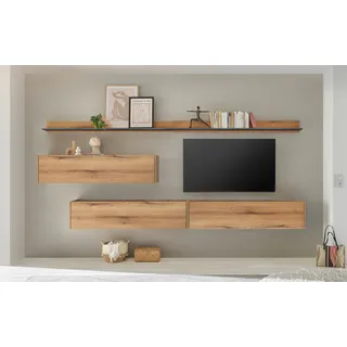 Home Affaire "City/Giron, moderne Anbauwand, Komplettset in vielen Farben verfügbar", Set, 5 Stk. tlg., eiche evoke),