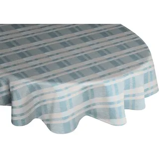Wirth Tischdecke LAUFENBERG oval 130 x 190 cm Blau