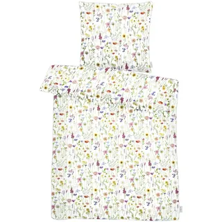 Bettwäsche APELT "Carlotta Gots", weiß, B/L: 155cm x 220cm, 1 Stk., 1 Stk., Mako-Satin, B/L: 80cm x 80cm, 2 Stk., Mako-Satin, Obermaterial: 100% Baumwolle, Bettwäsche, Bettwäsche, Bio-Baumwolle, Pflegeliecht