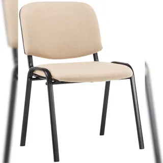 CLP Besucherstuhl Stoff Creme