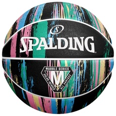 Spalding Marble Ball 84405Z, Unisex basketballs, Black, 7 EU