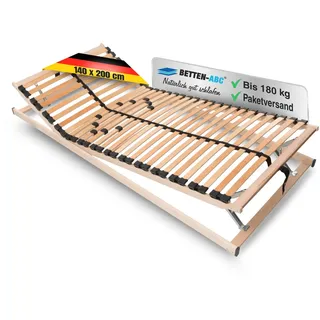 Betten-ABC Max1 K+F Lattenrost zur Selbstmontage mit Kopf- und Fußteilverstellung 140 x 200 cm