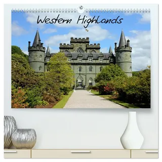 Western Highlands - Schottland (hochwertiger Premium Wandkalender 2026 DIN A2 quer), Kunstdruck in Hochglanz: Die schottischen Highlands, Natur und ... Land der Burgen und Seen. (CALVENDO Natur)