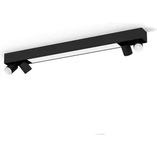 Philips Hue White & Color Ambiance Centris Deckenleuchte schwarz • 4er-Spot