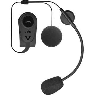 SBS Teearsetmonomotobtk Mono-Wireless-Headset für Motorradhelm – Schwarz