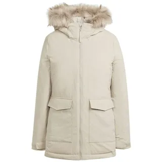 adidas Hooded Fur Parka Wonder Beige M