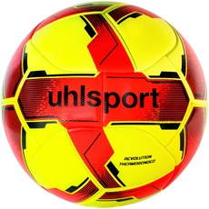 uhlsport Revolution Thermobonded Fußball Spielball für Erwachsene - Thermisch verklebt mit haltbarem Material - FIFA Quality PRO Zertifiziert