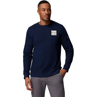 Columbia Columbia Trek Crew, Fleecepullover mit Aufdruck, Ultra-Komfort-Gewebe, Zeitloses Design, Strukturierte Akzente, Baumwollmischung - Herren