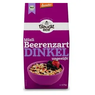 Bauckhof Dinkel Müsli Beerenzart demeter