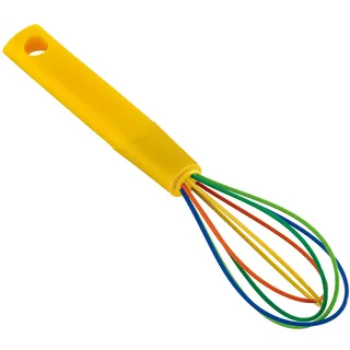 KUHN RIKON 22675 Küchenhelfer Zubehör farbig Cooks' Tools Silikonschneebesen gelb klein 22 cm