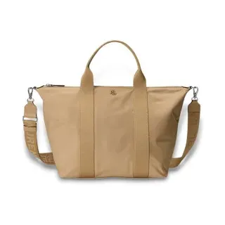 Lauren Ralph Lauren für Damen. 431970158003 Stevie braune Tragetasche (OSFA), Lässig, Nylon