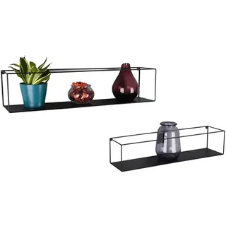 Mirrors and More Tinka Wandregal 65 x 15 x 15 cm Schwarz