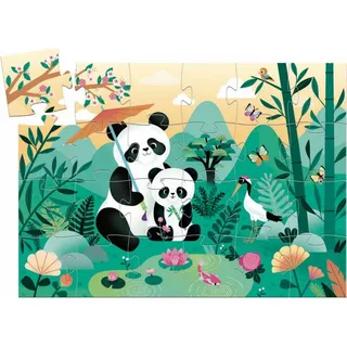 Djeco Puzzle Djeco, Panda Leo – Lern- und interaktives Spiel für Kinder