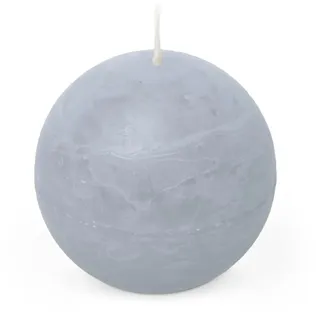Spaas Rustikale Kugelkerze 80 mm 24St. - hellblau