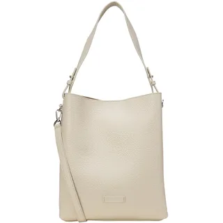 Marc O'Polo Brinja Hobo Bag Leather Grey Silk/Beige