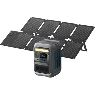 Anker Offgrid-Set faltbares Solarpanel 60 W / 288 Wh Powerstation C300X DC