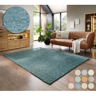 OTTO home Pirker Wendeteppich 40 x 60 cm Blau/Grün/Petrol