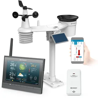 Bresser MeteoChamp HD WLAN-Wetter-Center 7-in-1