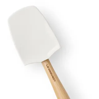 Le Creuset Großer Kochlöffel Craft aus Silikon, Meringue, 42104287160000