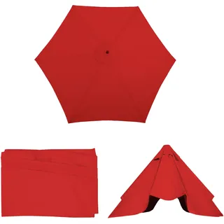 MCW Ersatzbezug Lissabon Polyester Ø 3 m Rot