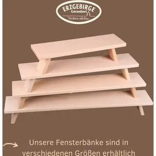 Weigla Schwibbogen-Fensterbank »Weihnachtsdeko«, aus Buchenholz, Tiefe ca. 7,5 cm beige