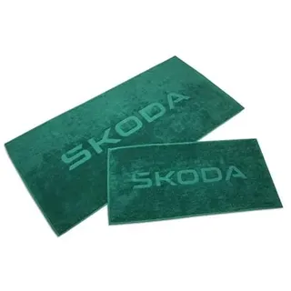 Skoda Badetuch 6U0084500549 80 x 180 cm grün