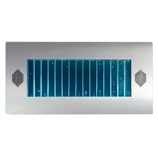 Wandpaneel led Wasserwand Wasser Wände Wasser Blasen Wand Waterwall 115x55 Bild - Transparent