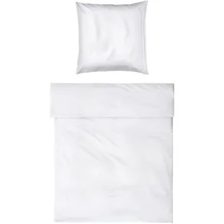 Möve Noblesse Satin White 155 x 220 cm + 80 x 80 cm