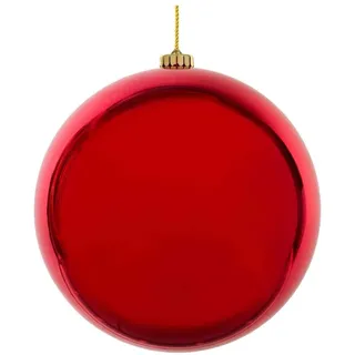 VEPATIM Weihnachtskugeln Christbaumkugeln XXL aus Kunststoff rot Ø25cm