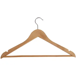 Alba Krapf Kleiderbügel Holz Braun 25 St.