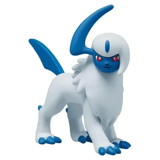 Takara TOMY Absol mit Sichelhorn | PoKéMoN Sammelfigur | 5 cm - Blau