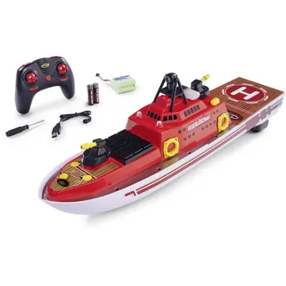CARSON RC-Boot Feuerlöschboot 2,4G 100% RTR rot (500108051)