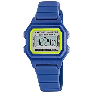 Festina Calypso Unisex Digital blau - Dunkelblau, Grau