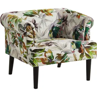 Atlantic Home Collection Sessel, Charlie Loungesessel mit Wellenunterfederung, bunt