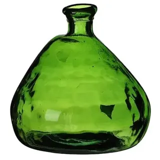 NATURAL LIVING VASE Mila 10L SMARAGD AUS RECYCELTEM Glas D33CM X H33CM