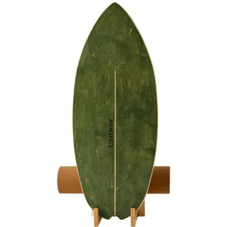 XCMAN Surf Balance Board Trainer mit Rolle - Surf Balance Board Stabilitätstrainer,Für Erwachsene, Balance-Board zum Surfen, Snowboarden, Skateboarden, Hockey