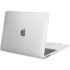 MOSISO Hülle Kompatibel mit MacBook Air 13 Zoll 2022 2021 2020 2019 2018 A2337 M1 A2179 A1932 Retina Display mit Touch ID, Schützend Plastik Hartschale Schutzhülle Cover, Frost