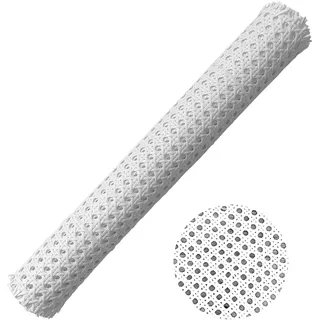 Rattan Geflecht Weiß,40cm X 200cm PE Plastik Wiener Geflecht,Achteckiges Gewebe Rattan für Restaurieren Sie Möbel, Bastelprojekte, Heimdekoration,Sideboard, Sitzbank, Raumteiler oder Sichtschutz