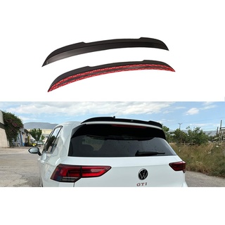 Motordrome A/496 Dachspoiler (Spoiler Cap) kompatibel mit Volkswagen Golf VIII (CD1) GTI/R 2020-2024 (ABS Schwarz glänzend)