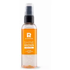 BYROKKO Shine Brown Two-Phase Bräunungsbeschleuniger Spray (100 ml), wirksam im Solarium und in der Sonne, mit natürlichen Ölen und Hyaluronsäure für eine intensivere Bräune, mit sonnigem Mangoduft